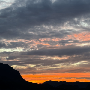 夕阳残影